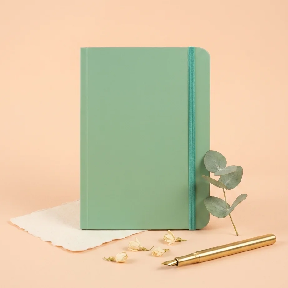 Block de notas verde
